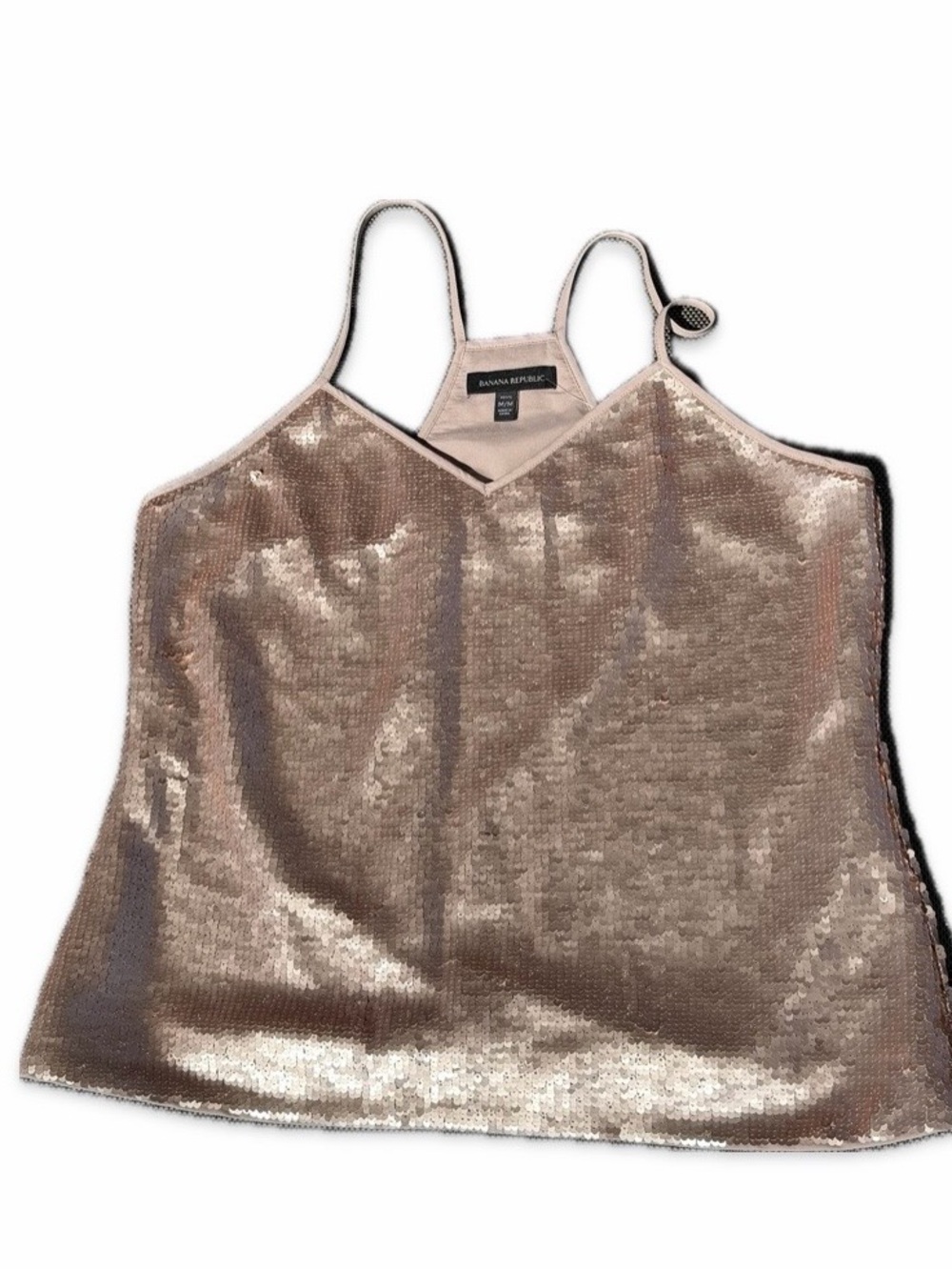 Banana Republic Rose Gold Sequin Camisole